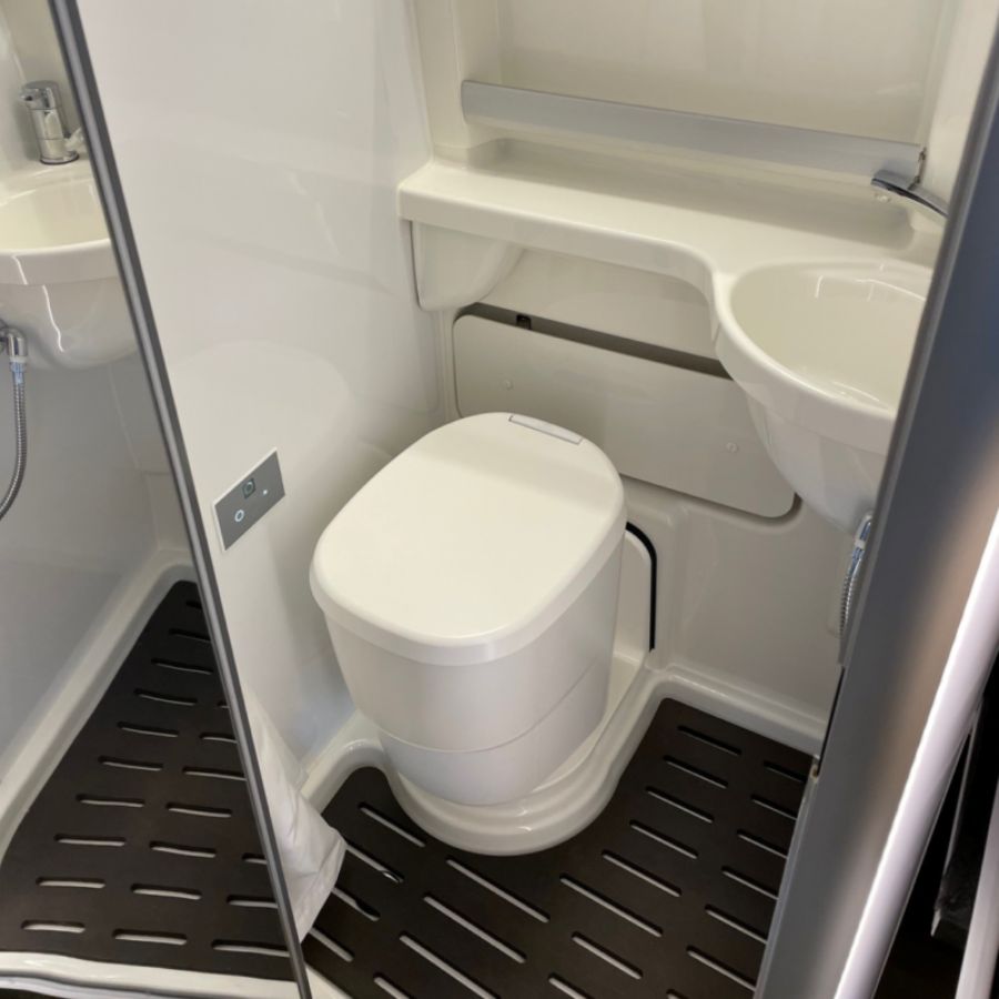 Clesana C1 - wasserlose Toilette mit Beutel-Verschweißung für Campingfahrzeuge - Vamper