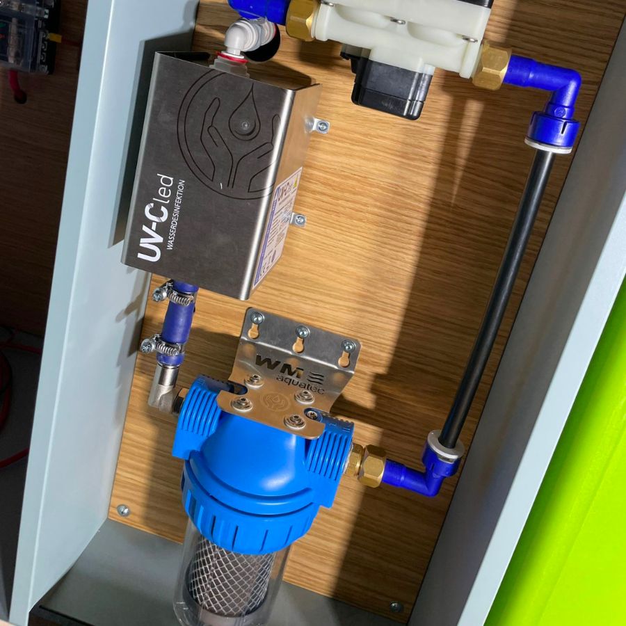 Wassersystem Reinigung und Prüfung - Vamper